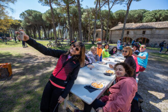 RAVENNA 18/04/22. Cibi In Bici, La Manifestazione Di Trail Romagna E CheftoChef RavennaFood In Compartecipazione Col Comune Di Ravenna, Conferma Il Successo Del Turismo Ambientale, Ancor Più Se Questo Abbina Alla Scoperta Del Territorio Il Benessere E L