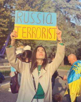 Protesta Ucraini Invasione Russia