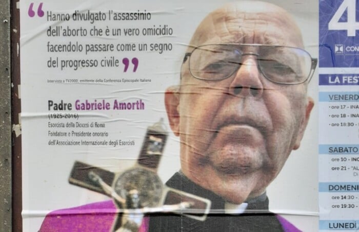 Don Gabriele Amorth Aborto Manifesti