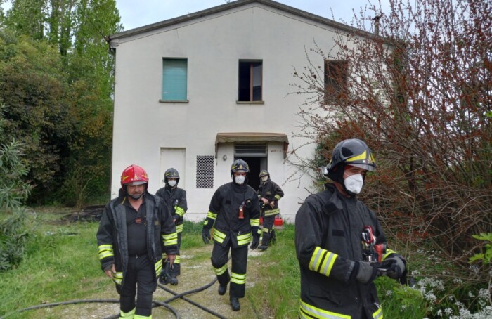 Incendio Casa Russi 13 Aprile