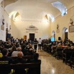 La sala preconsiliare del municipio di Ravenna durante la visita di Sergio Mattarella