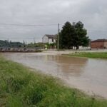 Fosso Vecchio In Piena A Bagnacavallo