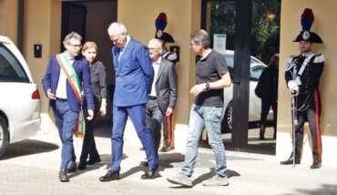 Funerali Giordano Feletti con ministro Zangrillo