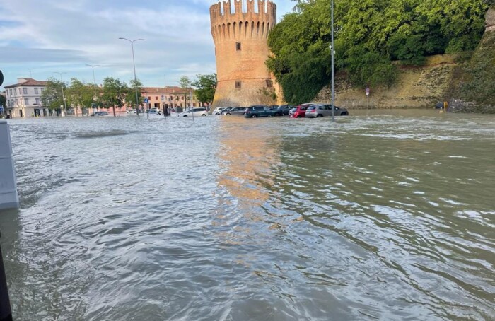 Il Centro Di Lugo Allagato 2