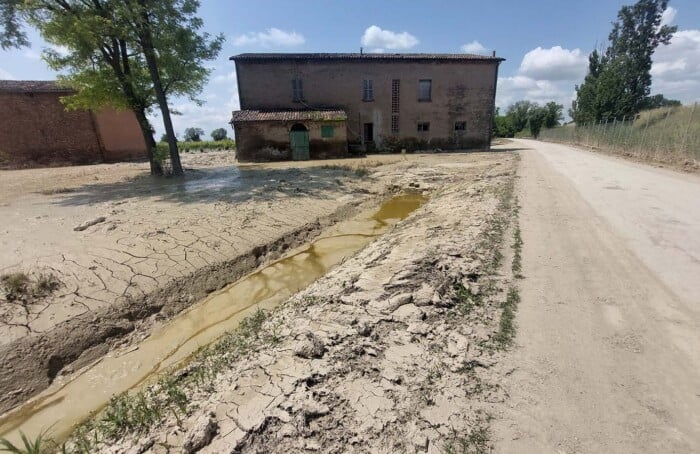 Le campagne di Bagnacavallo dopo l'alluvione