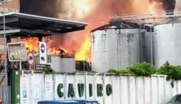 Caviro Faenza Incendio