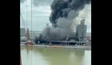 Incendio Docks Cereali Video