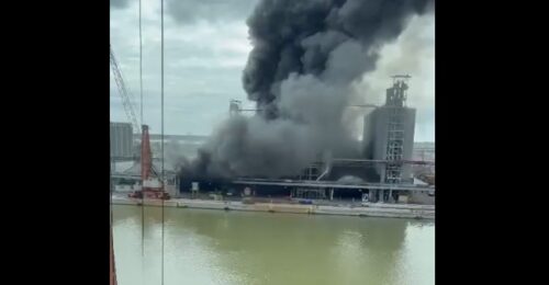 Incendio Docks Cereali Video