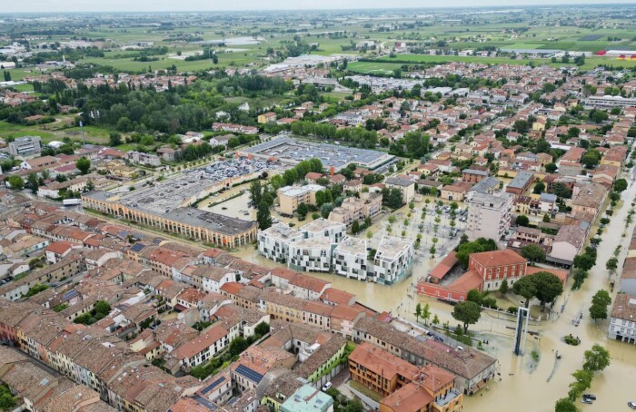 Lugo allagata, foto di Robert Gavrelescu