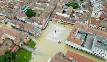 Lugo allagata, foto di Robert Gavrelescu
