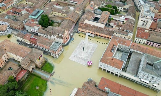 Lugo allagata, foto di Robert Gavrelescu