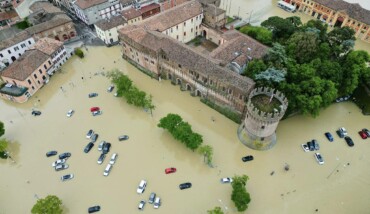 Lugo allagata, foto di Robert Gavrelescu