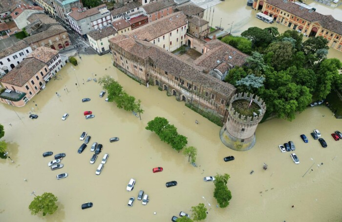Lugo allagata, foto di Robert Gavrelescu