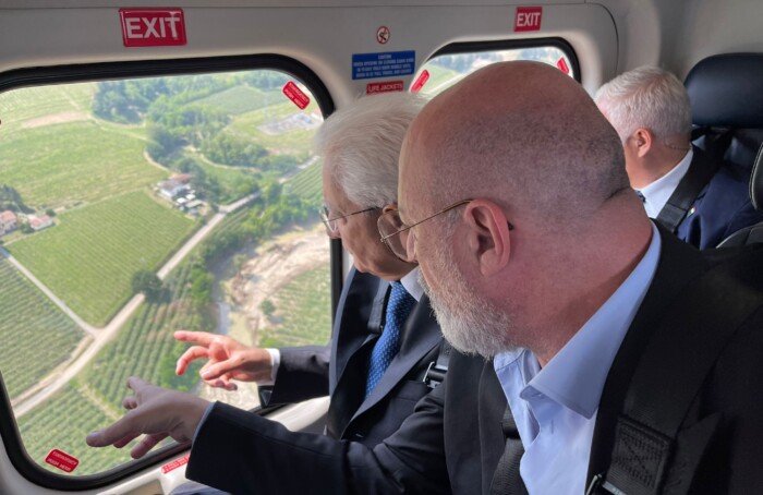 Mattarella E Bonaccini In Volo Sui Territori Alluvionati