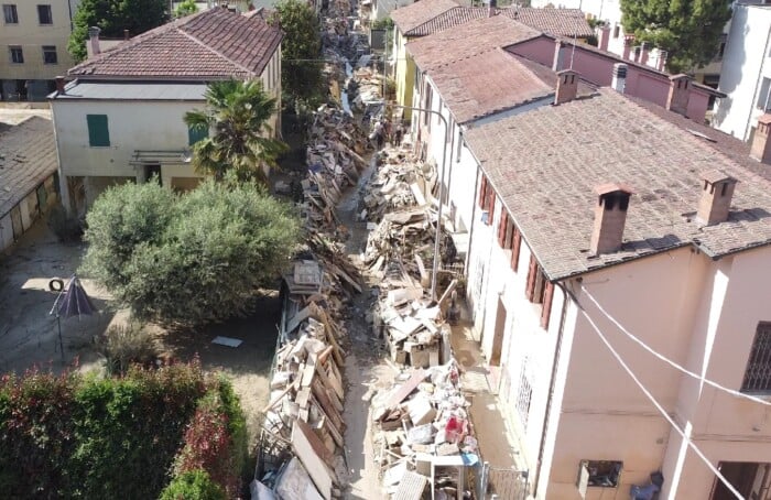 Rifiuti Strade Faenza Alluvione