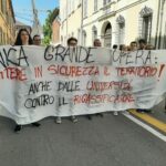 Striscione Manifestazione Ambientalista Nazionale Ravenna