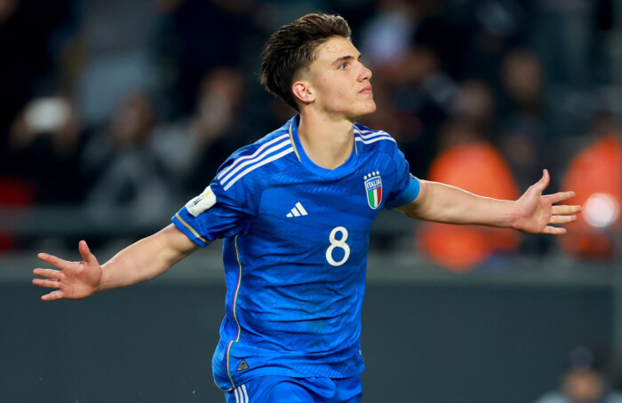 Cesare Casadei contro l'Inghilterra al Mondiale U20 (foto da sito Figc.it)