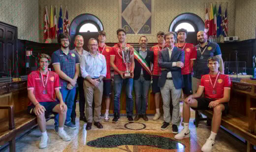 RAVENNA 15/06/2023. VOLLEY PALLAVOLO. I Giocatori Dell' Under 19 Della Porto Robur Costa Ricevuti In Municipio