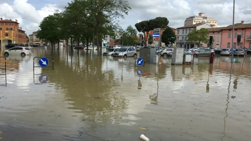 Piazza Garibaldi a Lugo