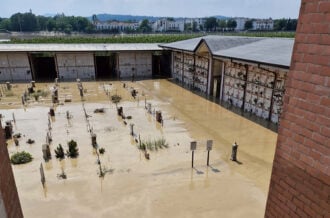 Cimitero Faenza Allagato