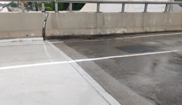Ponte Mobile Nuovo Asfalto Incidente