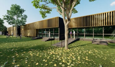 Render Esterno Nuovo Blocco Medicina