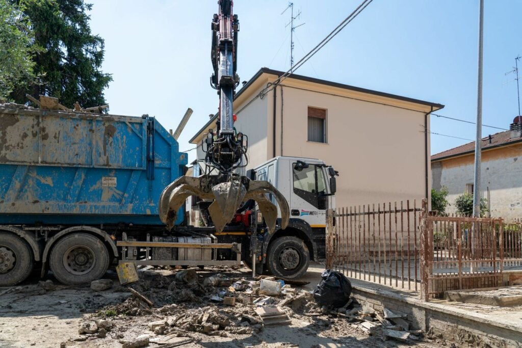 Raccolta rifiuti a Sant'Agata