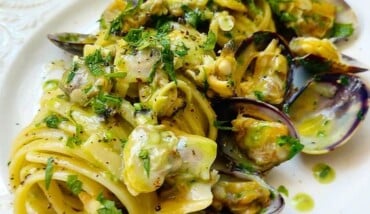 Tagliatella Pesto E Cozze