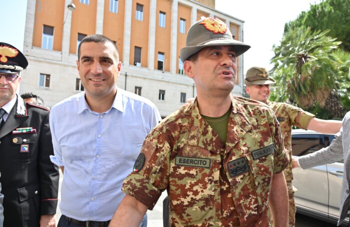 Il generale Francesco Paolo Figliuolo a Ravenna