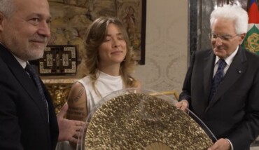 Giorgia Baroncelli Ventaglio Mattarella