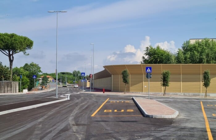 Strada Via Di Vittorio E Martiri Fantini Cervia