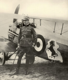 Francesco Baracca Aereo Spad Cavallino