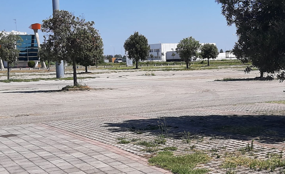 Il piazzale kartodromo Conselice