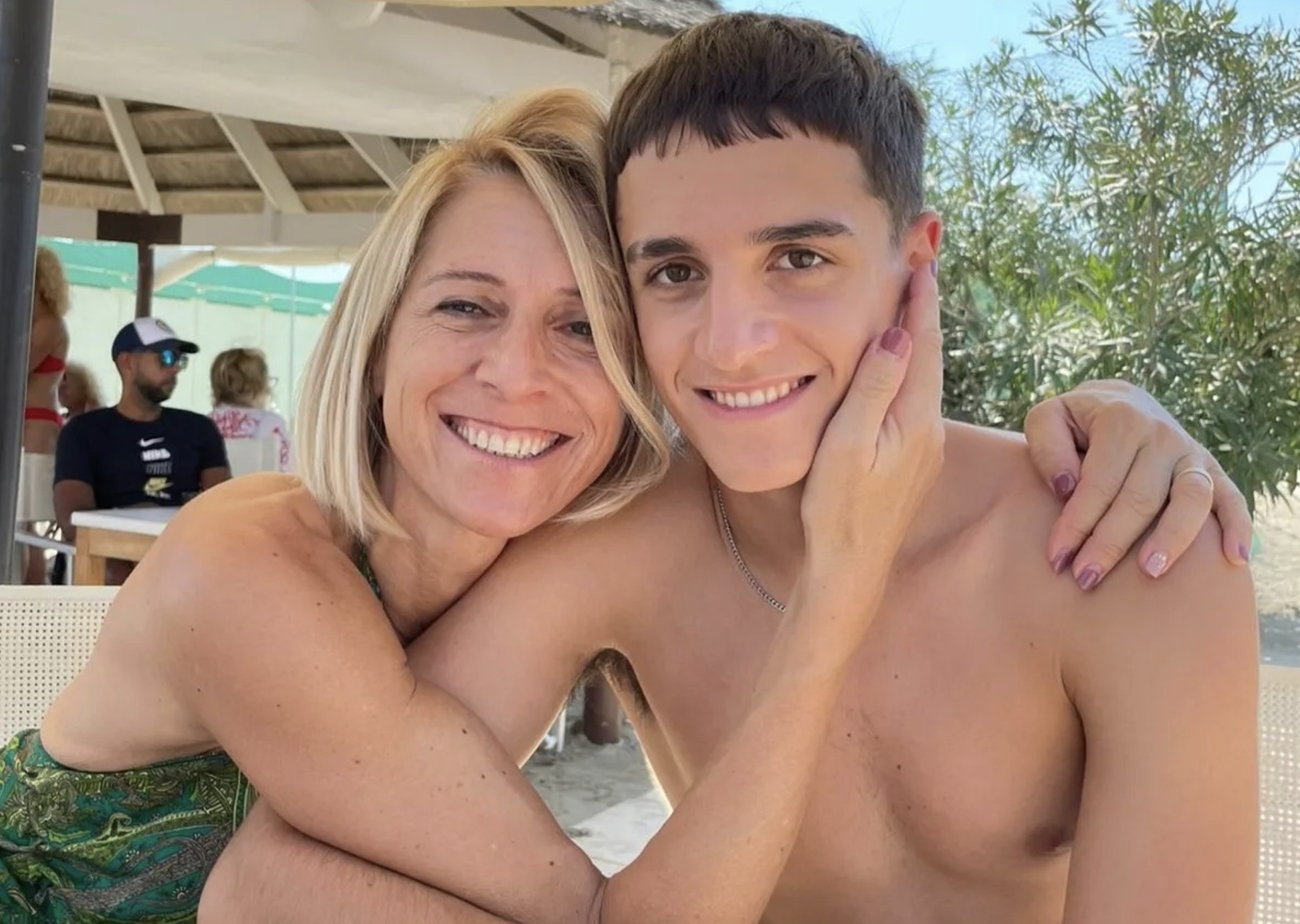 Alessandro Bianchi Con La Mamma