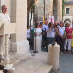 Martinelli e Montanari alla Tomba di Dante