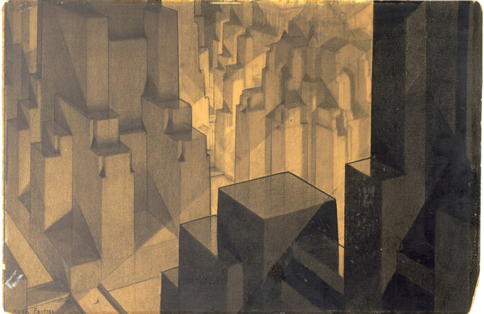 Ferriss Disegno Metropoli