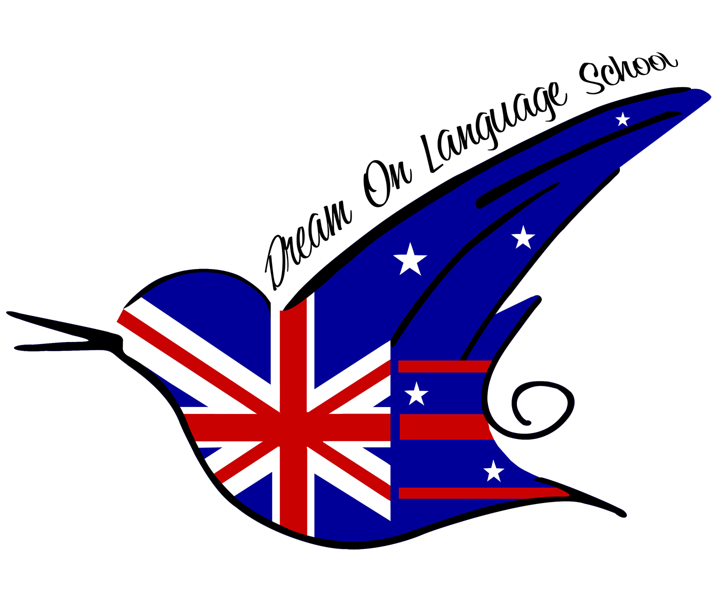 LOGO DREAM ON LANGUAGE SCHOOL