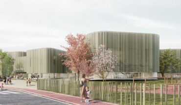 Scuola Ponte Nuovo Ingresso Rendering