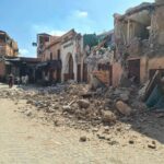 Le macerie del terremoto in una foto di Luca Sabbatani
