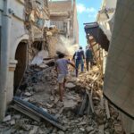 Le macerie del terremoto in una foto di Luca Sabbatani