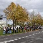 Manifestazione in viale Randi a sostegno del veterinario Mauro Guerra a processo per maltrattamento di animali