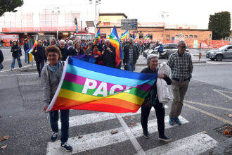 Manifestazione pace Israele Palestina 27 ottobre 2023