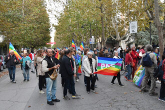 Manifestazione pace Israele Palestina 27 ottobre 2023