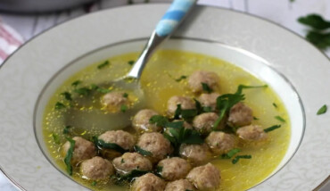 Minestra Polpette Scarola