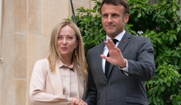 Giorgia Meloni e Emmanuel Macron