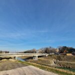 Il ponte delle Grazie a Faenza, danneggiato dalla piena del fiume Lamone