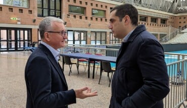 Il prefetto Castrese De Rosa con il sindaco Michele de Pascale