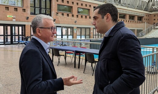 Il prefetto Castrese De Rosa con il sindaco Michele de Pascale