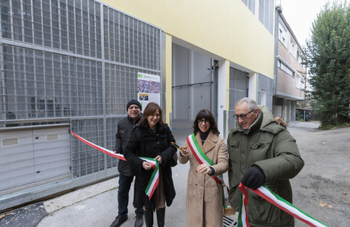RAVENNA 15/01/2024. INAUGURATO IL PARCHEGGIO MODERNO (EX CINEMA MODERNO) IN PIAZZA BARACCA