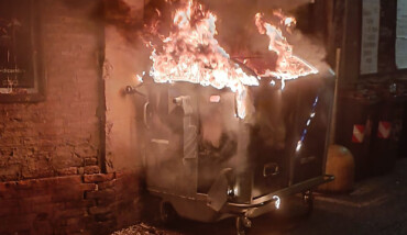 Incendio Cassonetto Centro Ravenna